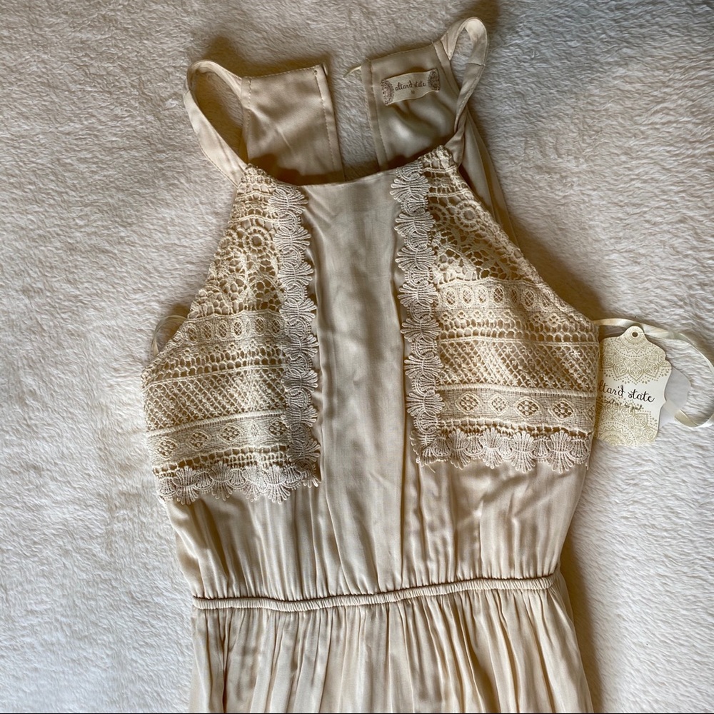 Cream Maxi Dress Altar’d State
